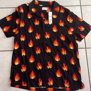 *NEW WITH TAGS* Mens Topman Fire Shirt